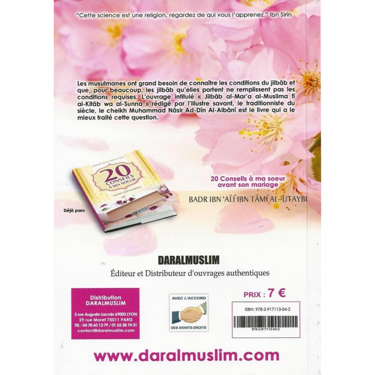 Le Voile de La Femme Musulmane - Edition Dar  Al  Muslim