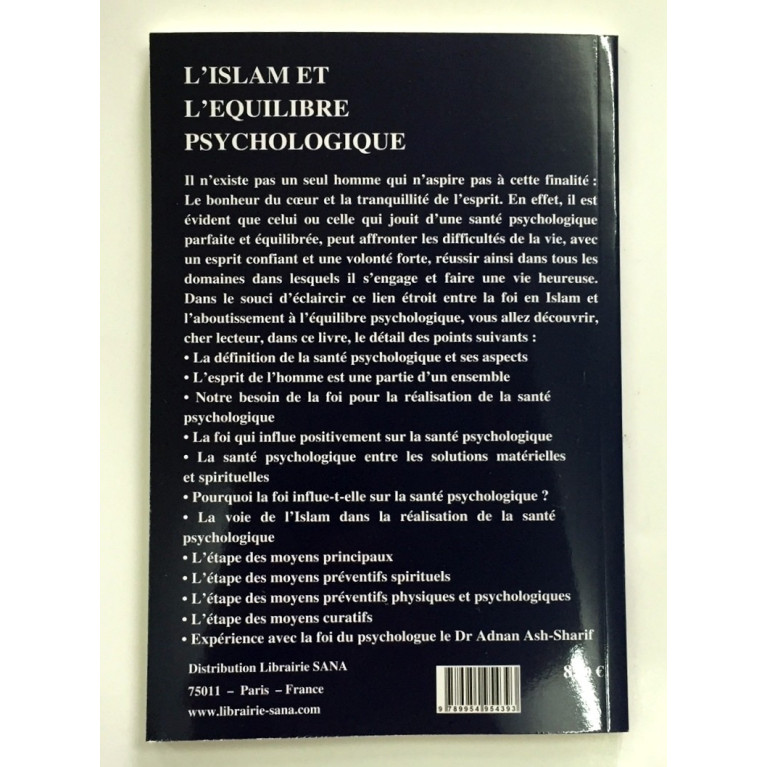 L'Islam et l'Equilibre Psychologique - Abdallah al 'Aydan - Edition Al Madina