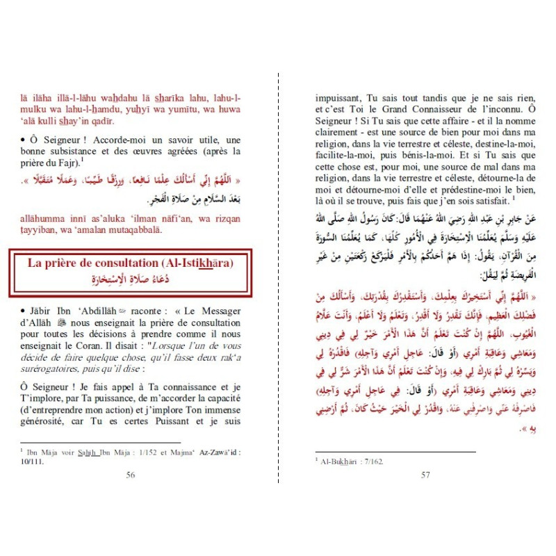 Citadelle Du Musulman - Français / Arabe / Phonétique - Edition Orientica