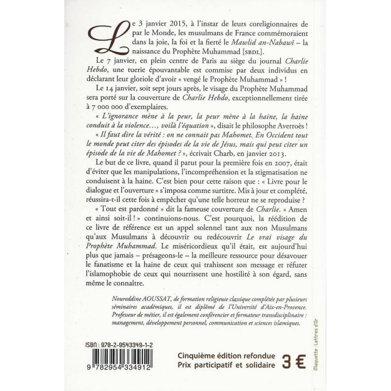 Le Vrai Visage de Mohammed Prophète de la Miséricorde - Dr Noureddine Aoussat