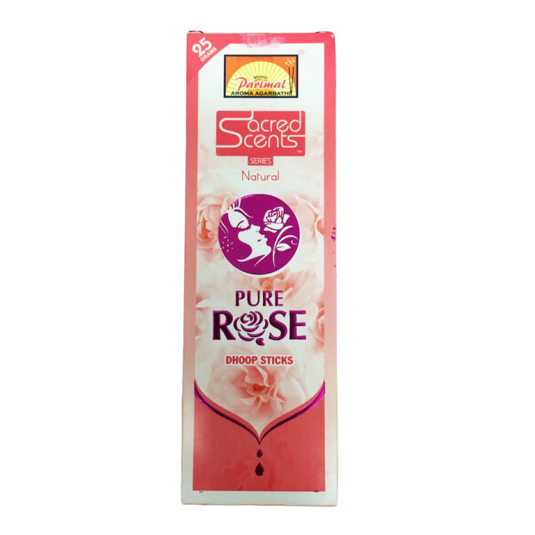 Encens Naturel Pure Rose - Dhoop Sticks 25 gr - Encens & Bakhour & Tchourai