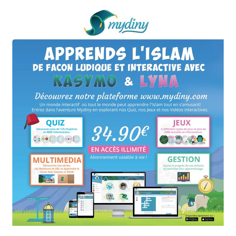 Coffret Abonnement à Vie My Diny - Accès Illimités - Mydiny