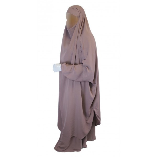 Jilbab 2P Jupe , Rose Poudre 174 , Wool Peach , Jilbeb El Bassira , 5461