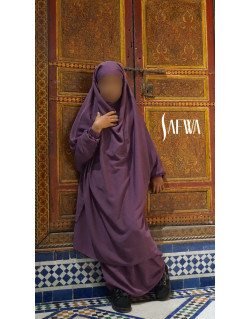 Jilbab Enfant - Lila Foncé - Safwa