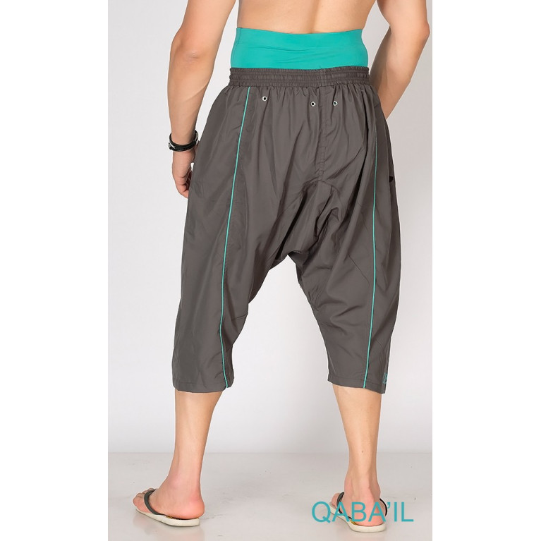 Sarouel de Bain Lycra - Anthracite - Qaba'il - 3049 Sarouel de Bain Lycra - Anthracite - Qaba'il - 3049