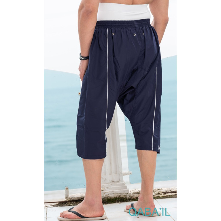Sarouel de Bain Lycra - Bleu Nuit - Qaba'il - 3049 Sarouel de Bain Lycra - Bleu Nuit - Qaba'il - 3049