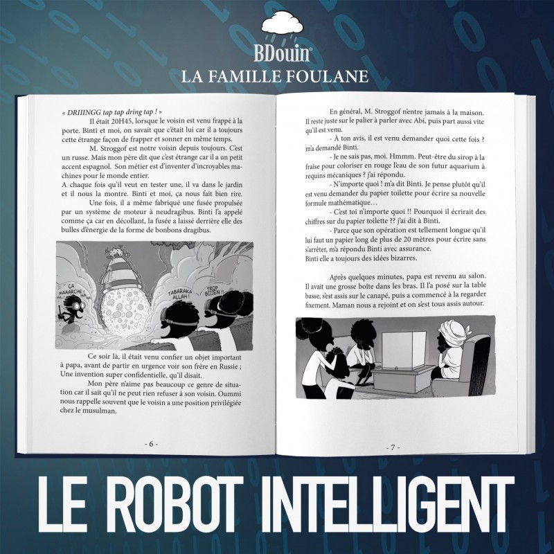 BD - Famille Foulane 1 - Le Robot Intelligent T1 - Edition Du Bdouin