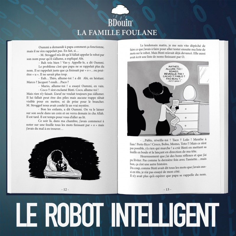 BD - Famille Foulane 1 - Le Robot Intelligent T1 - Edition Du Bdouin