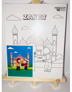 Kit Toile à Peindre - Zakât (Aumône) - Mooslim Toys