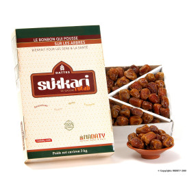 Dattes Sukkari de Qassim Rutab de Médine - 3 kg - Nadaty