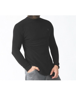 Pull Col Montant Qaba'il : Noir