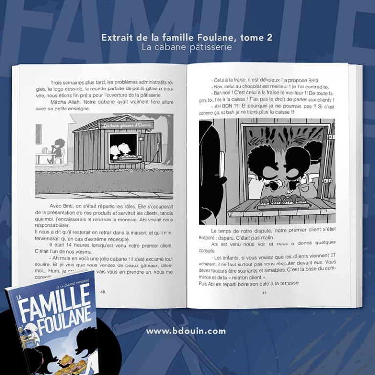 BD - Famille Foulane 3 - la Cabane Pâtisserie T3 - Edition Du Bdouin