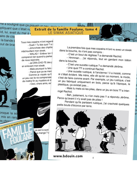 BD - Famille Foulane 4 - Des Récréations Pleines d'Histoires T4 - Edition Du Bdouin