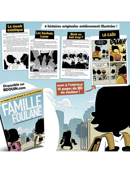 BD - Famille Foulane 4 - Des Récréations Pleines d'Histoires T4 - Edition Du Bdouin