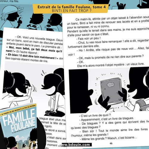 BD - Famille Foulane 4 - Des Récréations Pleines d'Histoires T4 - Edition Du Bdouin