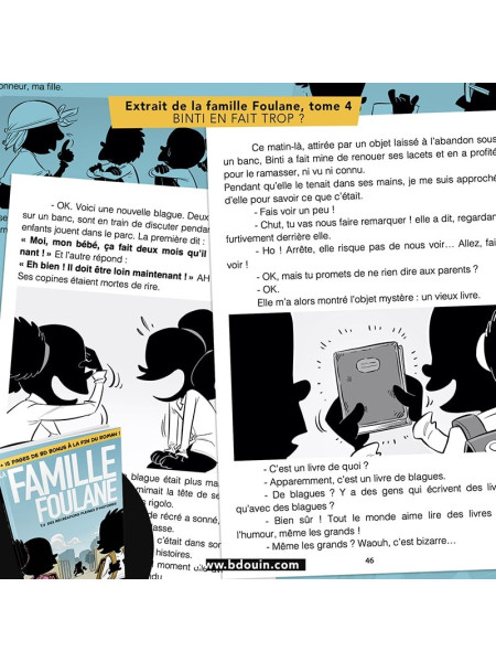 BD - Famille Foulane 4 - Des Récréations Pleines d'Histoires T4 - Edition Du Bdouin