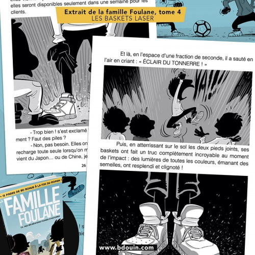 BD - Famille Foulane 4 - Des Récréations Pleines d'Histoires T4 - Edition Du Bdouin