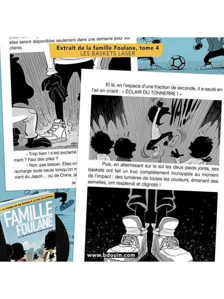 BD - Famille Foulane 4 - Des Récréations Pleines d'Histoires T4 - Edition Du Bdouin