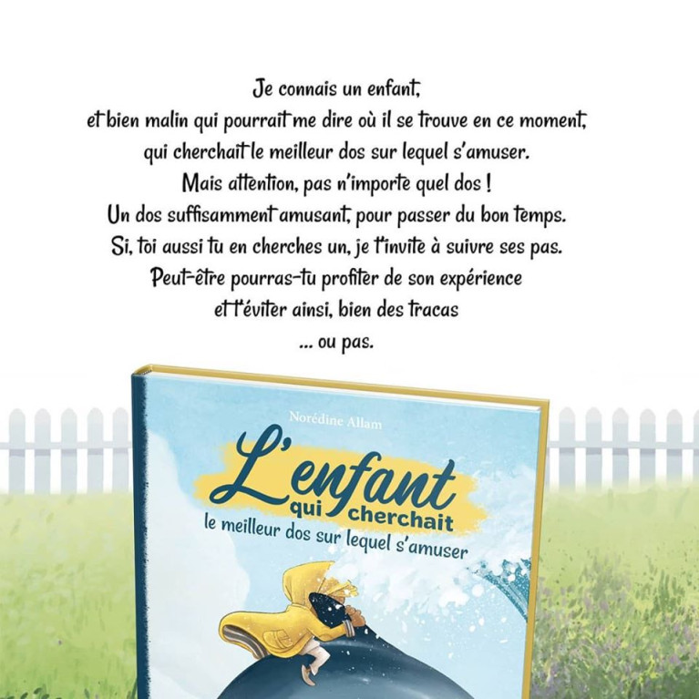 BD - L'enfant Qui Cherchait Le Meilleur Dos Sur Lequel S'amuser - Edition Du Bdouin