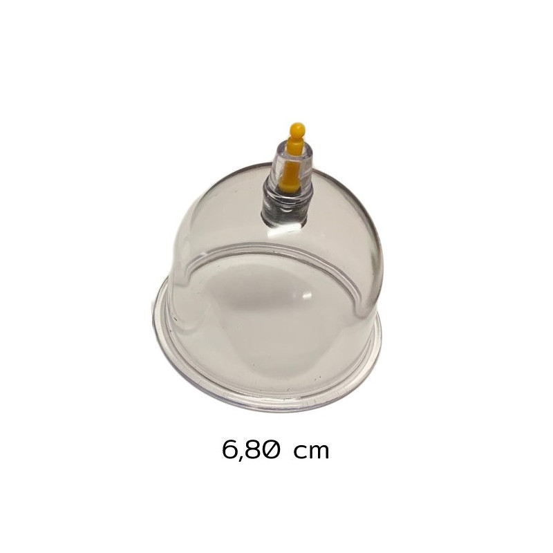 Grande Ventouse Plastique - Qualité A Valve Jaune Diamètre 6,80 cm