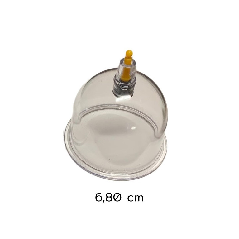 Grande Ventouse Plastique - Qualité A Valve Jaune Diamètre 6,80 cm