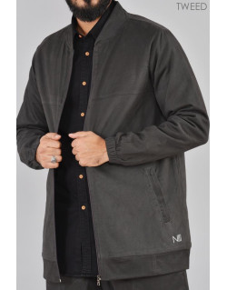 Veste GRIS Oversize - TWEED 100% Coton - Na3im