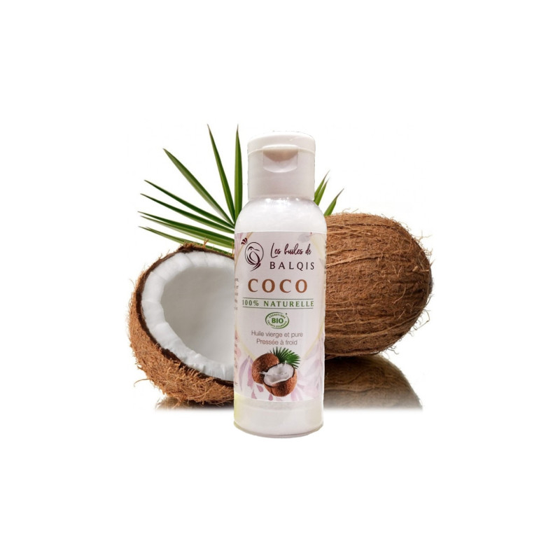 Huile de Coco BIO - 50 ml - Les Huiles Balqis