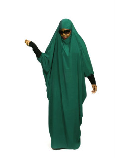 Jilbab al Manassik noir jupe