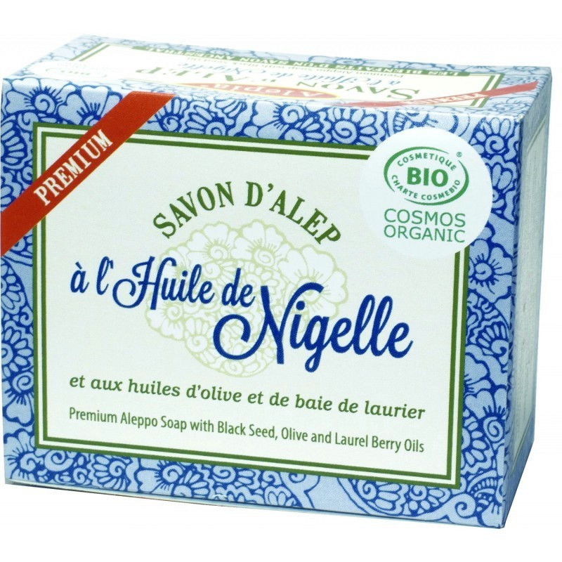 Savon d'Alep - Premium BIO à l'Huile de Nigelle - 125 gr - Alepia