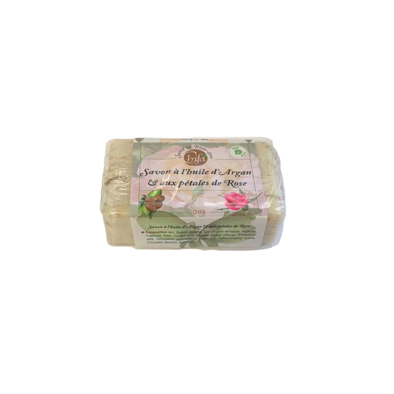 Savon Chifa - Huile d'Argan et Pétale de Rose - 100 gr - 4252