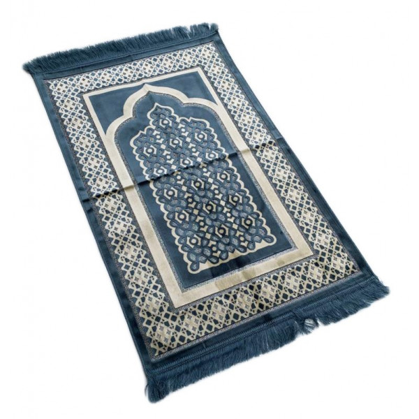  Tapis  de  Pri re  de  Luxe Bleu Clair Adulte 73 x110 cm