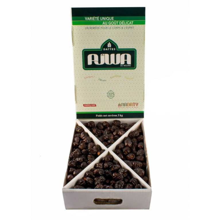 Dattes Ajwa de Médine - 3kg - Nadaty