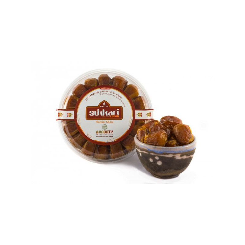 Dattes Sukkari de Qassim Rutab de Médine - 500 gr - Nadaty