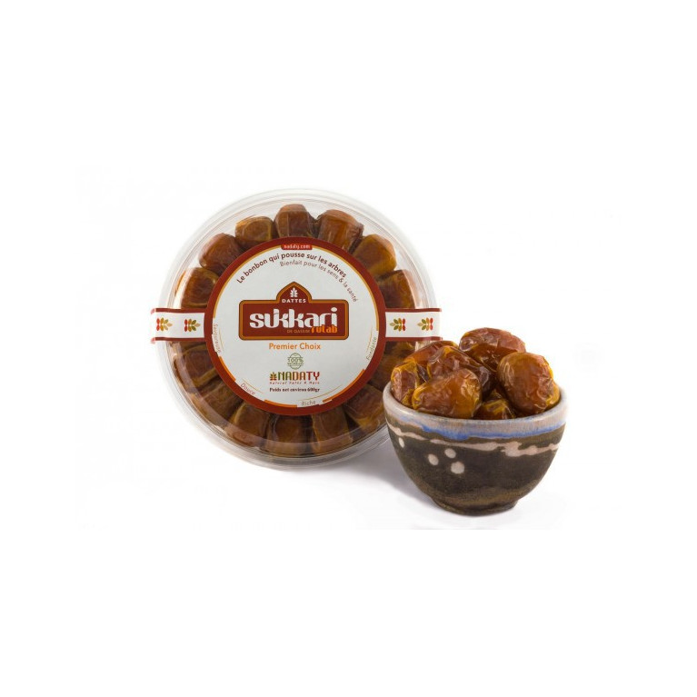 Dattes Sukkari de Qassim Rutab de Médine - 500 gr - Nadaty