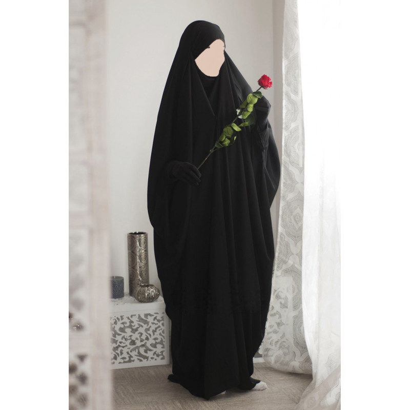 jilbab noir
