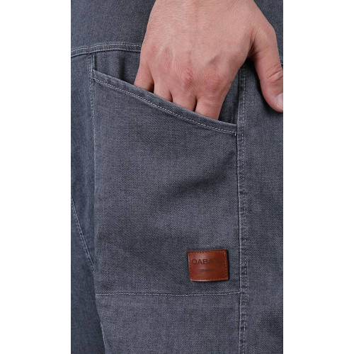 Sarouel Jean Stretch - Gris - Qaba'il : Coupe Djazairi  - Pants Léger