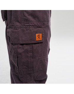 Saroual Pantalon Cargo Basic Anthracite - Usual Fit - DC Jeans Saroual Pantalon Cargo Basic Anthracite - Usual Fit - DC Jeans