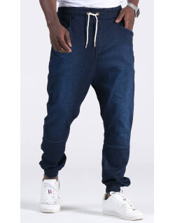 Sarouel Jean Stretch - Bleu Brut - Qaba'il : Coupe Djazairi  - Pants Léger