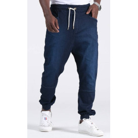 Sarouel Jean Stretch - Bleu Brut - Qaba'il : Coupe Djazairi  - Pants Léger