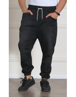 Sarouel Jean Stretch Léger - Noir - Coupe Djazairi : Qaba'il