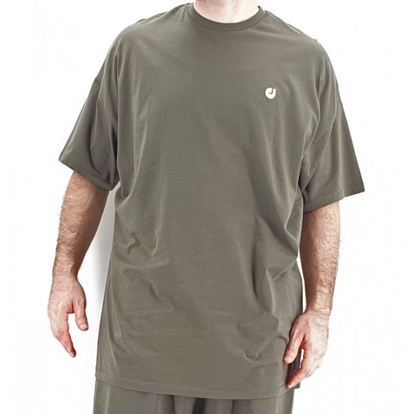 Ensemble Hem Kaki : Tshirt Oversize + Saroual - Manche Courte - DC Jeans
