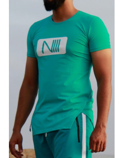 Tshirt NIII Coton - Turquoise - T-Shirt Oversize - Na3im
