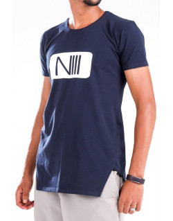 Tshirt NIII Coton - Bleu - T-Shirt Oversize - Na3im
