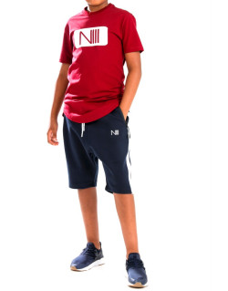 Ensemble Kids Harvard - Rouge et Noir - T-Shirt Oversize - Saroual Djazairi - Na3im