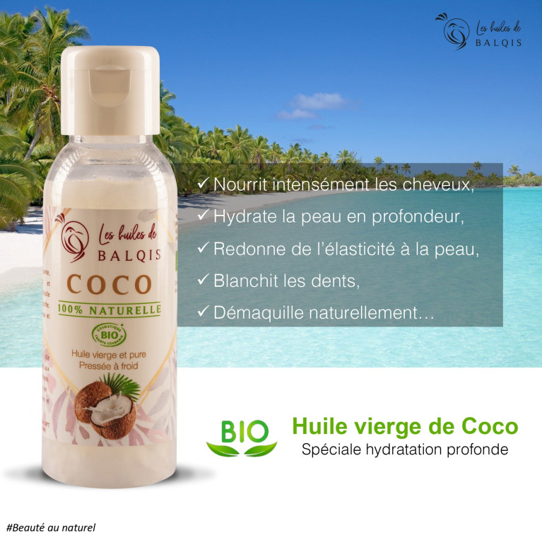 Huile d'Argan BIO - 50 ml - Les Huiles Balqis