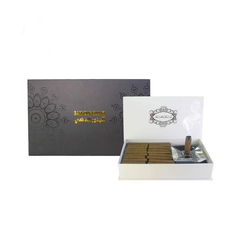 Coffret Encens Prestige - Black Edition - 20 Sticks Parfums d'Ambiance - Diamant