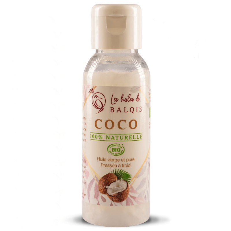 Huile de Coco BIO - 50 ml - Les Huiles Balqis