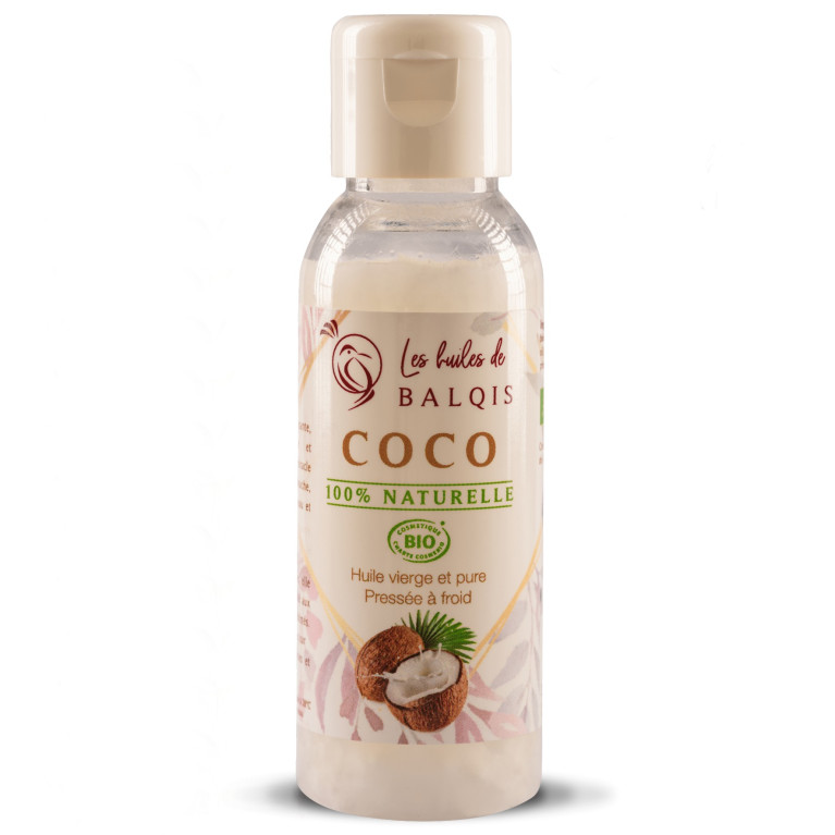 Huile de Coco BIO - 50 ml - Les Huiles Balqis