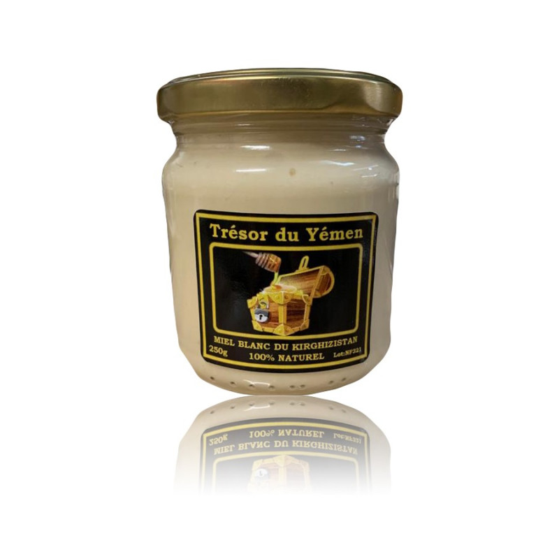 Miel Blanc de Kirghizistan - Trésor du Yémen - 250g 