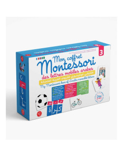 Mon coffret montessori des Lettres Mobiles Arabes 3 - Graine de Foi - Dès 3 ans